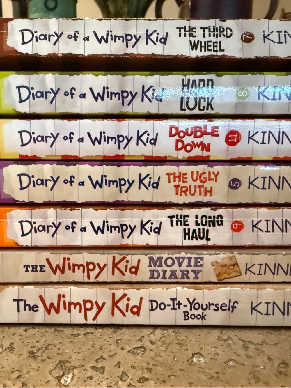 Diary of a Wimpy Kid Paperback Book Set of 7